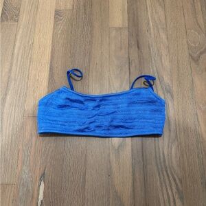 TRIANGL Maci Blue Textured Bikini